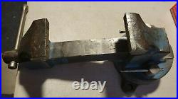 Vintage Morgan 30 Machinist Vise 3 Jaws Swivel Base Opens 6 Nice Milwaukee USA