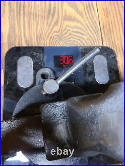 Vintage Morgan Chicago 130 3 in. Swivel Base Bench Vise American Made USA