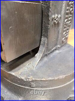 Vintage Morgan Chicago 130 3 in. Swivel Base Bench Vise American Made USA