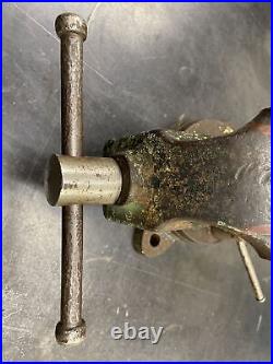 Vintage Morgan Vise Company #140 Bench Vise 4 Jaws Swivel Base Chicago Made USA