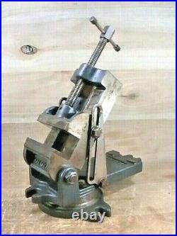 Vintage PALMGREN 4 Machinist Tilting Angle Swivel Base Milling Machinist Vise