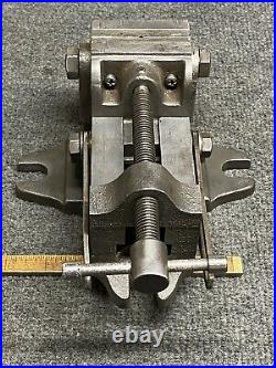 Vintage Palmgren Drill Press Vise No. 00 Tilting 2 1/2 Jaws With Swivel Base