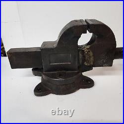 Vintage Parker Swivel Base Vise UNION NEW BRITAIN CONN. USA 3