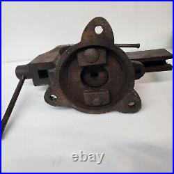 Vintage Parker Swivel Base Vise UNION NEW BRITAIN CONN. USA 3 Weld Repair