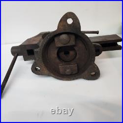 Vintage Parker Swivel Base Vise UNION NEW BRITAIN CONN. USA 3 Weld Repair