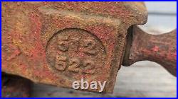 Vintage Prentiss Bulldog No. 522 3 Wide Jaw & Swivel Base Vise New York RARE