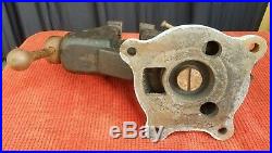 Vintage REED MFG Co. No. 10 Bench Vise with Swivel Base 3 1/2 Jaws, EXCELLENT