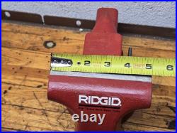 Vintage RIDGID 500R 5 Bench Utility Vise Pipe Jaw Swivel Base NEW in Box USA