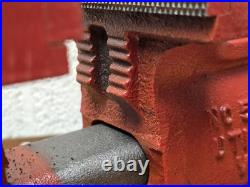 Vintage RIDGID 500R 5 Bench Utility Vise Pipe Jaw Swivel Base NEW in Box USA