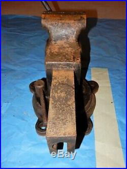 Vintage Reed 204-1/2 Machinist Vise withSwivel Base 4-1/2 Jaw NICE