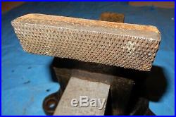 Vintage Reed 204-1/2 Machinist Vise withSwivel Base 4-1/2 Jaw NICE