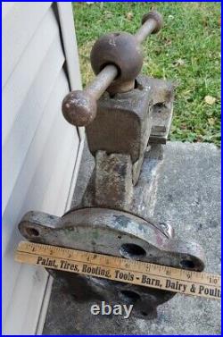 Vintage Reed MFG Co No. 404 R Swivel Base Bench Vise Heavy Duty Machinist Tool