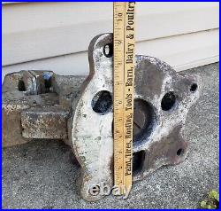 Vintage Reed MFG Co No. 404 R Swivel Base Bench Vise Heavy Duty Machinist Tool