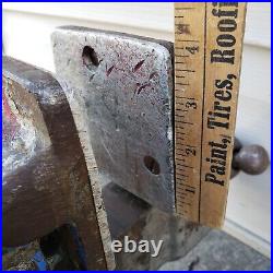 Vintage Reed MFG Co No. 404 R Swivel Base Bench Vise Heavy Duty Machinist Tool