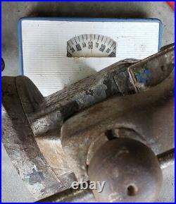 Vintage Reed MFG Co No. 404 R Swivel Base Bench Vise Heavy Duty Machinist Tool