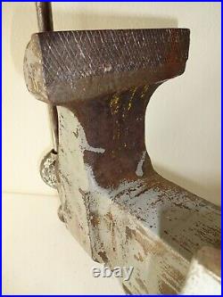 Vintage Reed Mfg Co. No. 404 1/2 Machinist 4 1/2 Vise With Swivel Base And Jaw