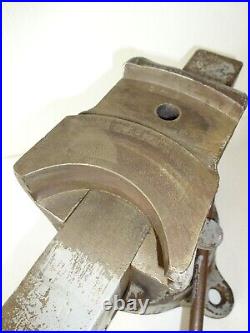 Vintage Reed Mfg Co. No. 404 1/2 Machinist 4 1/2 Vise With Swivel Base And Jaw