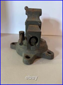 Vintage Reed No 103 / 203 Swivel Base Bench Vise 3 Jaws Gunsmith Erie PA USA