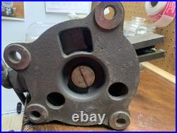 Vintage Reed No 204R Swivel Base Bench Vise, 4 Inch Jaws, 56 lbs USA Nice