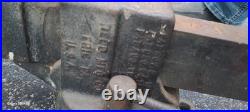 Vintage Reed No 204 Swivel Base Bench Vise, 4 Inch Jaws, 56 lbs USA Nice