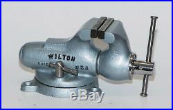 Vintage Restored Wilton 2 Baby Bullet Vise Swivel Base Vice