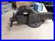 Vintage Ridge Tool Co Simplex No. 33 Bench Vise Swivel Base 3.5 Jaws 37lbs