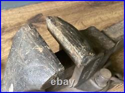 Vintage Rock Island # 73 Swivel Base Machinist Bench Vise 4 Jaw Free Ship