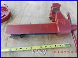Vintage Sears Craftsman Swivel Base Bench Vise No. 506-51811 5 Width Jaws Red