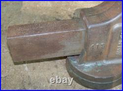 Vintage Simplex Desmond Stephan 41 S, 4 Jaws, Bench Vise, Swivel Rotating Base