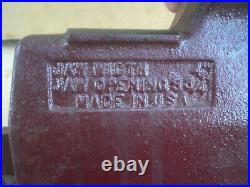 Vintage Stanley 80-040 Bench Vise 4 jaws swivel base