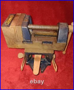 Vintage Stanley C-602 Drill Press Vise with 6993A Tilting Swivel Base Please Read