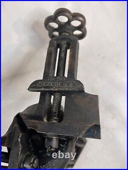 Vintage Stanley No. 400 Tilting Swivel Base Miter Frame Vise Clamp Orignal