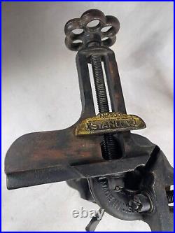 Vintage Stanley No. 400 Tilting Swivel Base Miter Frame Vise Clamp Orignal