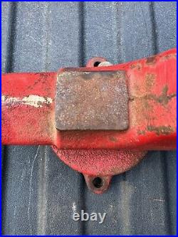 Vintage Starrett No. 014 Machinist Bench Vise WithSwivel Base/Anvil & 4 Wide Jaws