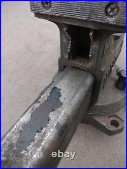 Vintage USA Wilton Bench Vise Swivel Base 4 Jaw Width Anvil Work Surface Read