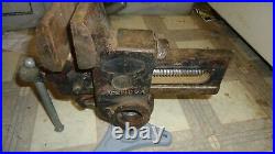 Vintage Versa- Vise Tall Jaw Swivel Rotating Base Gunsmith Machinist WoodWorking