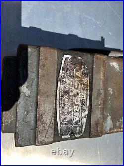 Vintage Victoria Machine Vise 6 Jaws 70 Lbs (No Swivel Base) Made In England