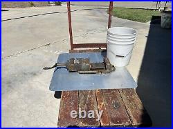 Vintage Victoria Machine Vise 6 Jaws 70 Lbs (No Swivel Base) Made In England