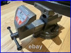 Vintage Vise Jet 5 100% Steel Swivel Base Heavy Duty Unbreakable Under 15 Ton