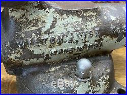 Vintage WILTON Bullet Vise No. 3 CHICAGO w Swivel Base, Early (1941-1942)