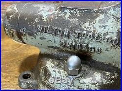 Vintage WILTON Bullet Vise No. 3 CHICAGO w Swivel Base, Early (1941-1942)