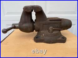 Vintage WILTON No. 1780 BULLET Bench Vise 6 Jaws with Swivel Base 67 Pounds
