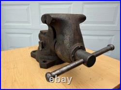 Vintage WILTON No. 1780 BULLET Bench Vise 6 Jaws with Swivel Base 67 Pounds