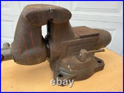 Vintage WILTON No. 1780 BULLET Bench Vise 6 Jaws with Swivel Base 67 Pounds