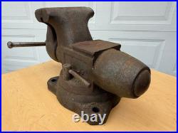 Vintage WILTON No. 1780 BULLET Bench Vise 6 Jaws with Swivel Base 67 Pounds