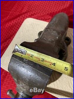 Vintage Wards Master Quality bullet VISE 4 jaw -swivel base blacksmith anvil