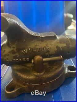 Vintage Wilton 2 Baby Bullet 920 820 920p Vise Swivel Base 5-47 Machinist Vise