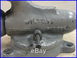 Vintage Wilton 2'' Baby Bullet Vise Early Type 1 (1941-1944) Pat Pdg Swivel Base