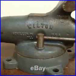 Vintage Wilton 3 1/2 Swivel Base Bullet Vise