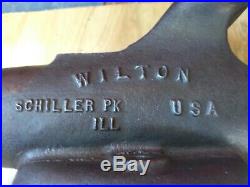 Vintage Wilton 3 Bullet Vise Combination 9300 8300n Non Swivel Base Soft jaws